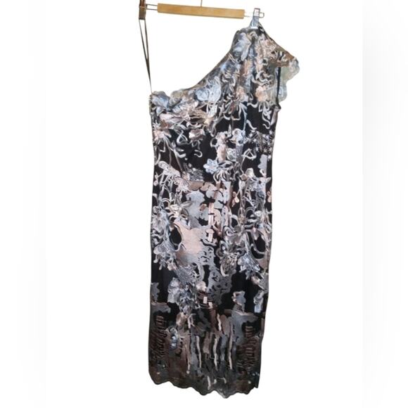 Bronx and Banco x Revolve "Tokyo" One Shoulder Dress in Multi Size Large - Picture 2 of 4